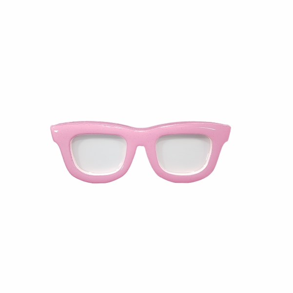 Óculos cor de rosa decorativo